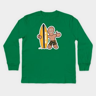 Surfs Up for the Green Bay Packers! Kids Long Sleeve T-Shirt